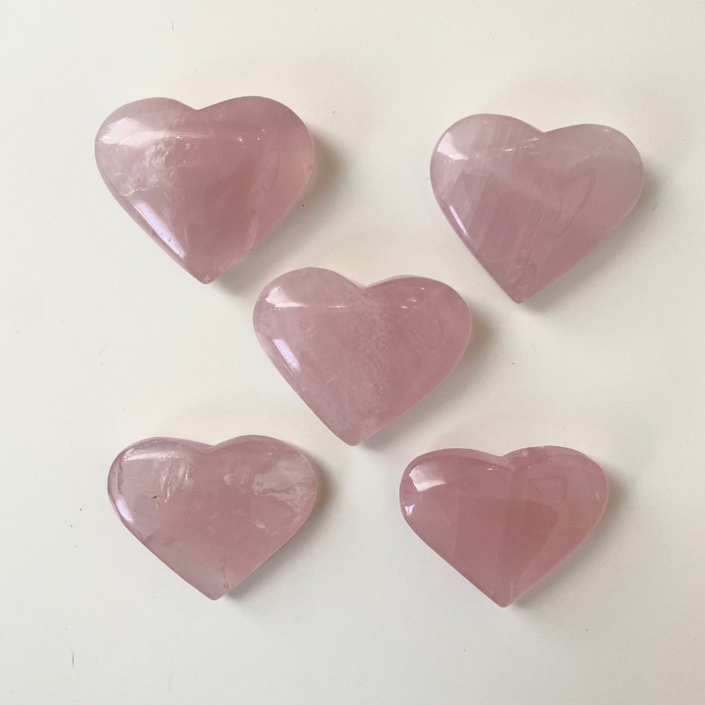 Rose Quartz Heart Crystal - Picture 3 of 3